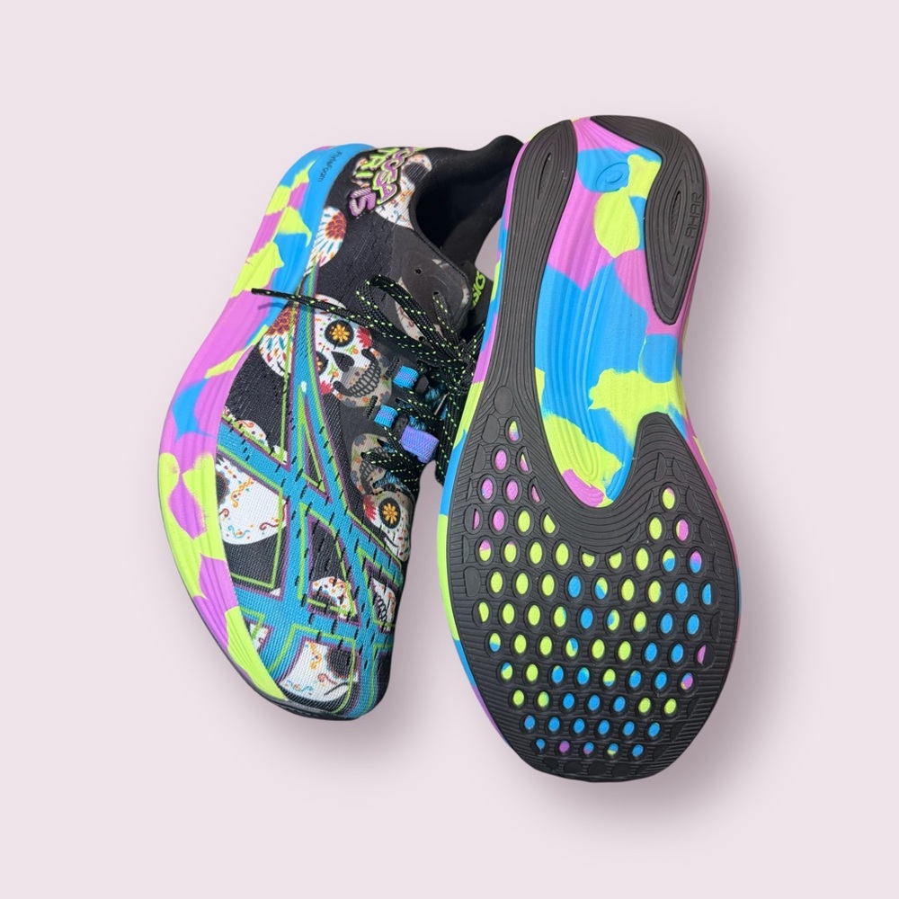 Women’s ASICS NOOSA TRI 15 LIMITED EDITION 'AVANT GARDE SKULL' Size 10 - Picture 5 of 7